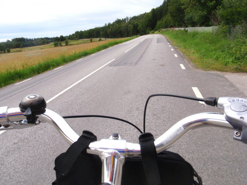 View from the cockpit.